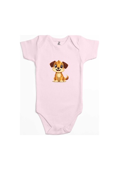 Zepplin Giyim Şirin Köpek Mavi Bebek Body Zıbın