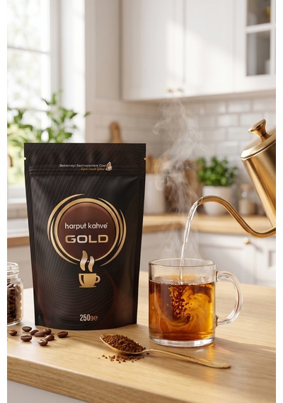 Gold Granül Kahve 250 Gr Hazır Kahve Pratik Çözünebilir Instant Coffee Folyo Paket