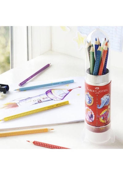 Faber Castell Grip15'li  Roket Kuru Boya Kalemi 112457