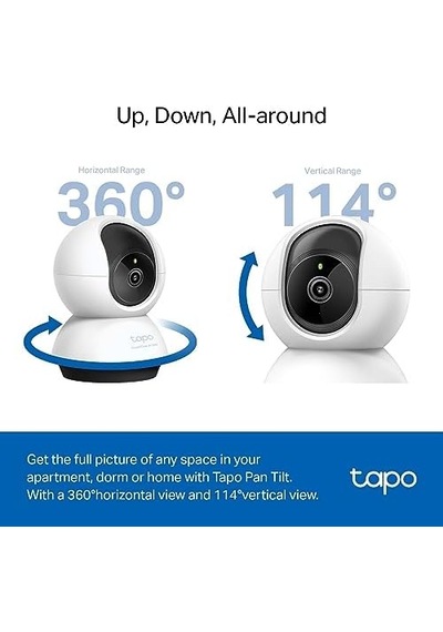 Tapo C220, 2k 4mp, Yapay Zeka Desteği, Hareket Tespit Ve Takibi, 360 , 9m Gece Görüşü, Çift Yönlü Sesli İletişim, Bulut/yerel Depolama, Bebek Ağlaması Tespiti,iç Mekan Wi-fi Güvenlik Kamerası Tapo C220, 2k 4mp, Yapay Zeka Desteği, Hareket Tespit Ve Takibi, 360 , 9m Gece Görüşü, Çift Yönlü Sesli İletişim, Bulut/yerel Depolama, Bebek Ağlaması Tespiti,iç Mekan Wi-fi Güvenlik Kamerası