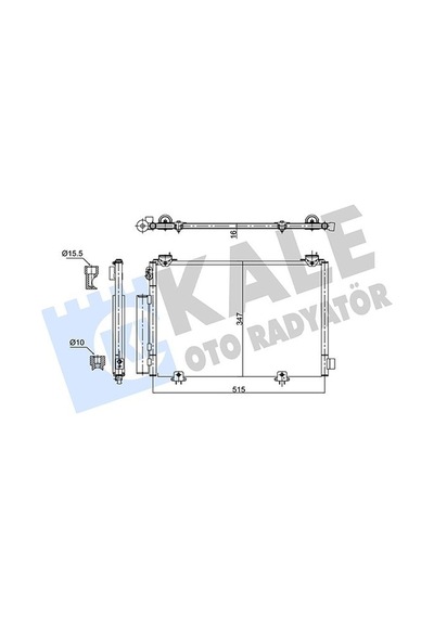 Kale Klıma Radyatoru Toyota Yarıs 1999-2005