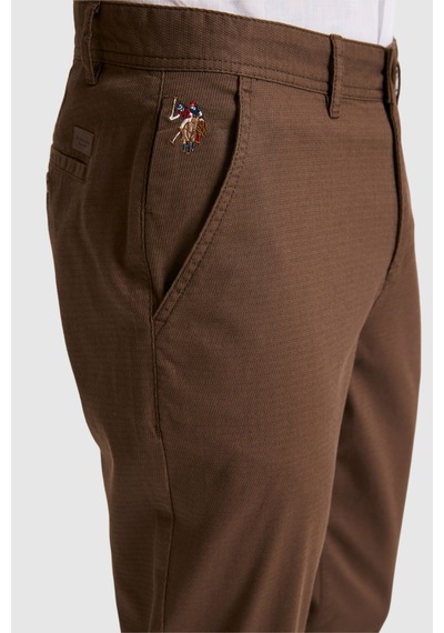 U.s. Polo Assn. Erkek Kahverengi Pantolon Kanvas-chino 50322310-vr029