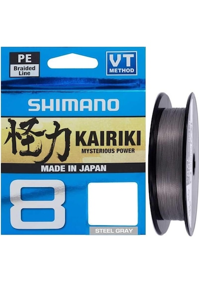 Shimano Kairiki X8 Steel Grey 150 Mt İp Misina 0.13mm