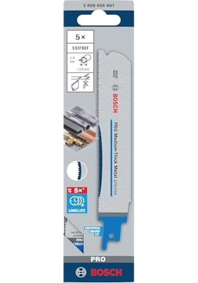 Pro Medium-thick Metal S937bef Hassas Panter Testere Bıçağı Metal Borular Ve Profiller Demir Içermeyen Metaller Uzu