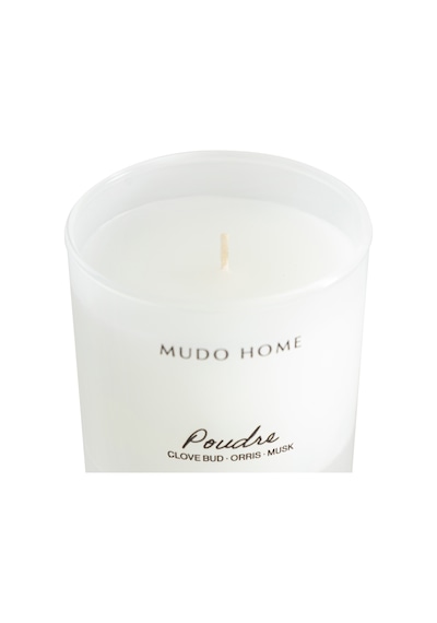 Mudo Home Dreamy Whıte Poudre Mum 200gr Beyaz