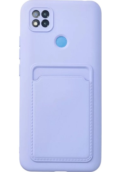 Newface Xiaomi Redmi 9c Kılıf Kelvin Kartvizitli Silikon - Lila