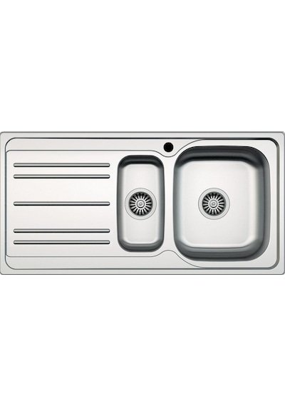 Hafele Capua 1.5 100 x 50 CM Sol Damlalıklı Paslanmaz Çelik Mutfak Eviye Inox