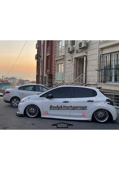 Peugeot 208 Uyumlu Aero Marşpiyel Takımı-boyasız