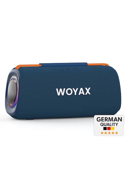 Woyax Taşınabilir Bluetooth Hoparlör, 30w Kablosuz Oval Speaker, Ses Bombası Usb, Tws, 30w Güçlü Ses Bass Büyük Küçük Boy