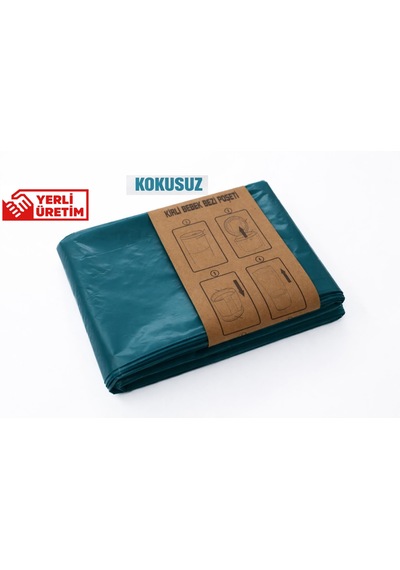 Korbell 16 Lt Kirli Bebek Bezi Kovaları İle Uyumlu Bebek Bezi Kapasiteli 5 Paket Kokusuz Yerli Poşet