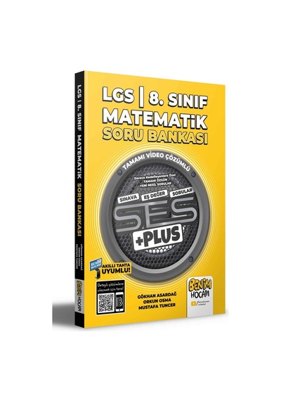 2022 LGS 8.Sınıf Matematik SES PLUS Soru Bankası- Benim Hocam Yayınları