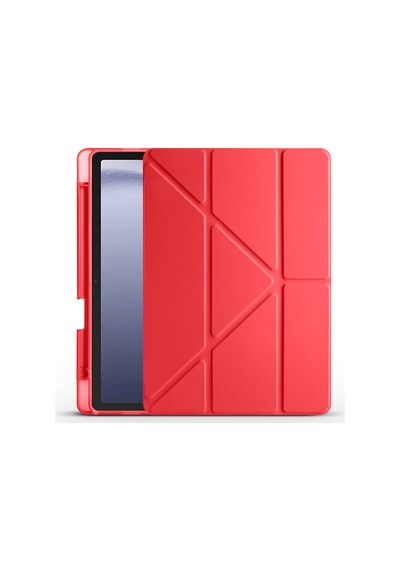 Samsung Uyumlu Galaxy Tab A9 Plus A11+ Üçgen Standlı Uyandırma Fonksiyonlu Tablet Kılıfı Kapaklı Kılıf