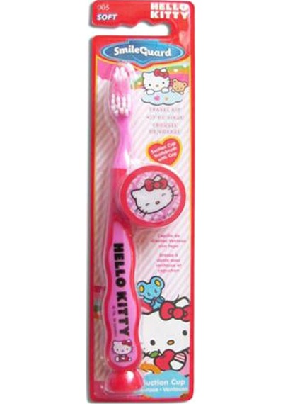Firefly Hello Kitty Kapaklı Diş Fırçası 4+ Yaş Kırmızı