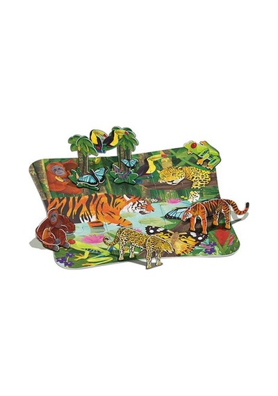 4M 3D Puzzle Yağmur Ormanı 4678