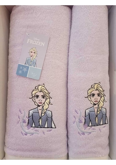Özdilek Dsny Frozen Lef Lila Banyo Havlu Seti