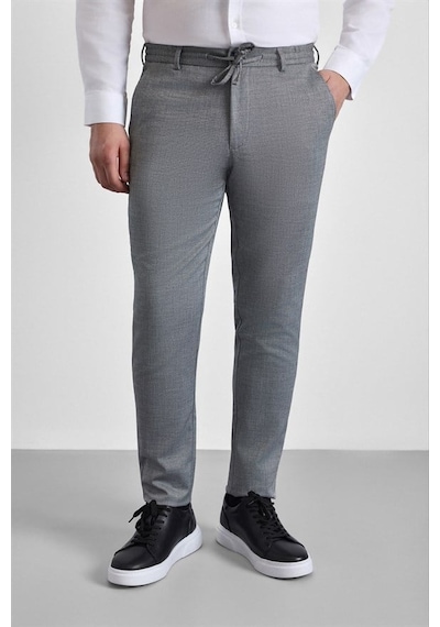 Süvari Siyah Slim Düz Jogger Pantolon Pn2020500765-s09