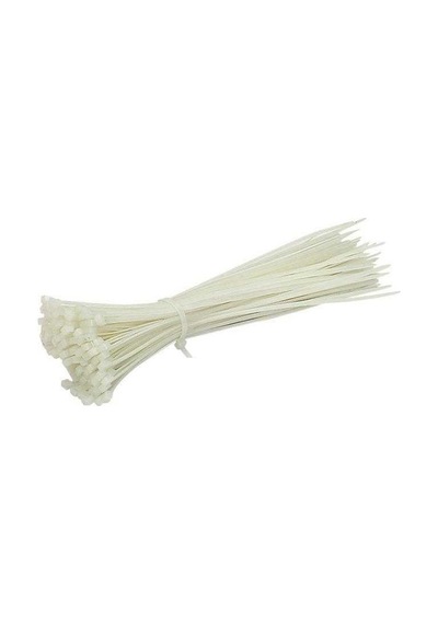 Numerouno Kablo Bağı Plastik Cırt Kelepçe 4.8x200 Mm 20cm 100 Adet Beyaz