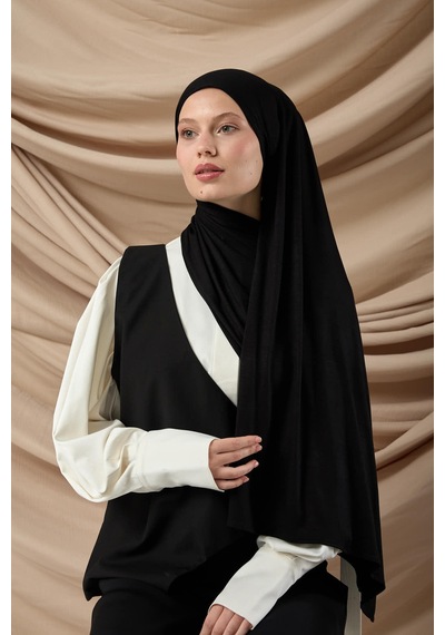 Silk Home Premium Penye Şal 65002-01 Siyah Çok Renkli