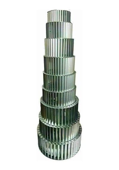 Çap 315 Boy 118 Delik 28 Mm Sol Yön Radyal Fan Pervanesi