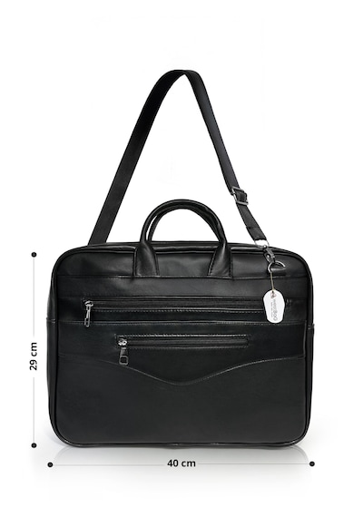 Westbag Hakiki Deri Siyah Laptop Evrak Çantası Ayarlanabilir Omuz Askılı