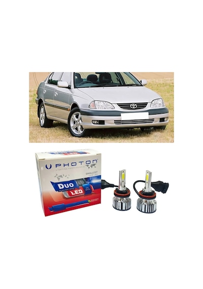 Toyota Avensis Led Xenon Kısa Far Ampulü H7 Duo Yeni Seri Beyaz 2000-2003