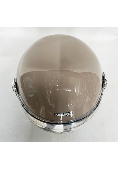 Nero Tk-06 Şefaf Vizörlü Yarım Açık Kask Parlak Bej