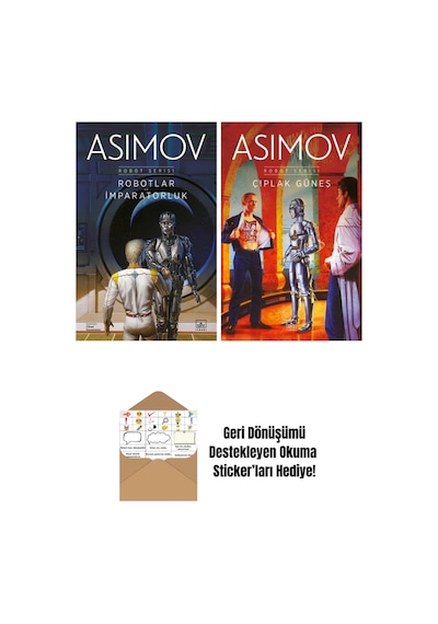 Robotlar Ve İmparatorluk Robot Serisi 4. Kitap + Çıplak Güneş Robot Serisi 2. Kitap