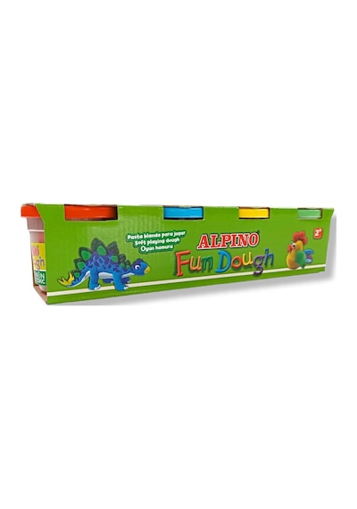 Alpino Oyun Hamuru 4 Lü 100 Gr Dp000401 Çok Renkli