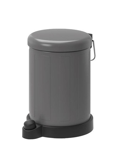 Pedallı Çöp Kutusu IKEA Gri Meridyendukkan  4 Lt Çöp Kutusu Gri