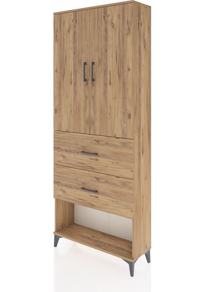 Arges Dolap 2 Raflı 2 Çekmeceli 2 Kapaklı 88x30x221 Çam-çam Çam Arges Dolap 2 Raflı 2 Çekmeceli 2 Kapaklı 88x30x221 Çam-çam Çam