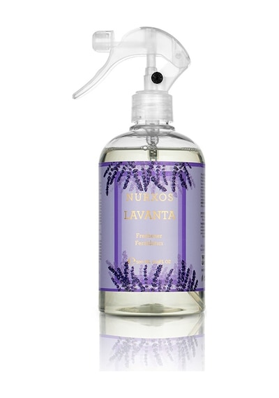 Nurxos 9686 Lavanta Kutulu 2 Adet Kokulu Mum + Freshener Oda Spreyi