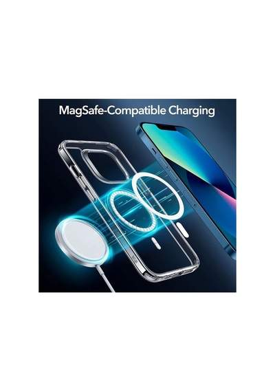 Iphone 14 Pro Uyumlu Magsafe Şeffaf Kapak Kılıf Colr27505-şeffaf