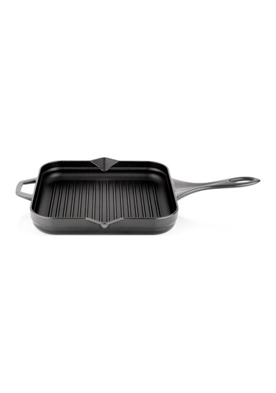 Schafer Guss Chef Döküm Kare Grill Tava 28x28 Cm 1 Parça-gri