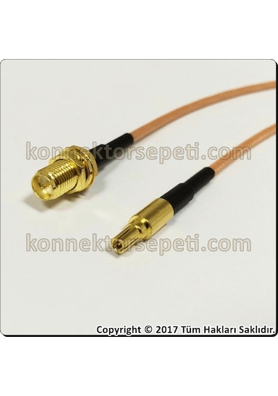 Wireless Pigtail Kablo 15Cm Rp Sma Dişi - Crc9 Erkek A+