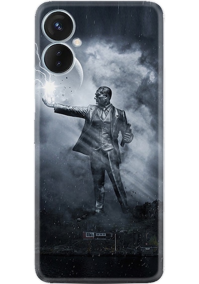 Tecno Camon 19 Neo Kilif Silikon Desen Atatürk 6 1796 566403891