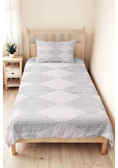 Gri Geometrik Modern Genç Odası Tek Kişilik Pike Takımı - Çizgili 160x220 Cm Kapitone Yatak Örtüsü Kırsal Çayır Derinliği Gri Geometrik Modern Genç Odası Tek Kişilik Pike Takımı - Çizgili 160x220 Cm Kapitone Yatak Örtüsü Kırsal Çayır Derinliği