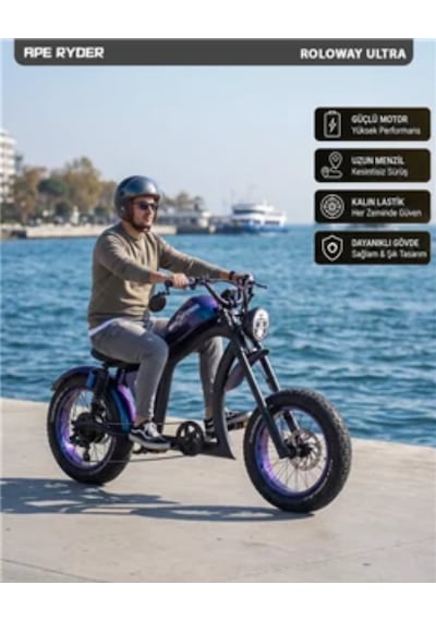 Ape Ryder Roloway Ultra Elektrikli Bisiklet Mavi