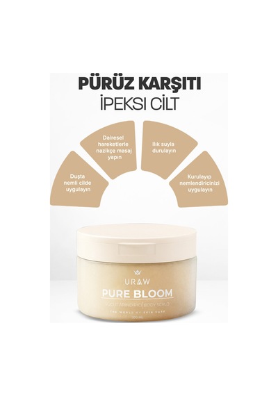 Uraw Pure Bloom Magnolia Arındırıcı Body Scrub 200 ML