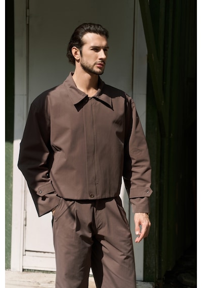 Mai Collection Mai Studios Co. Sergio Kemer Detay Kahve Erkek Ceket Kahve