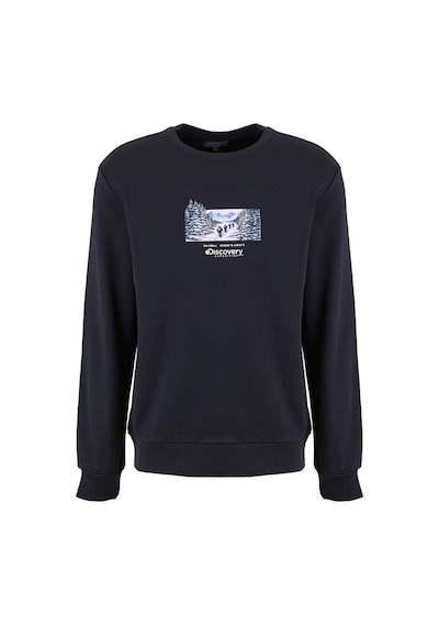 Discovery Expedition D6wm-swt3800 Lacivert Erkek Bisiklet Yaka Rahat Sweatshirt