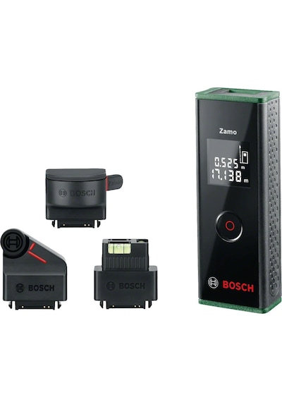 Bosch Zamo 3 + 3 Adaptör Set (Teker/Şerit/Hizalama Adaptörleri) Lazerli Uzaklık Ölçer - 0603672703