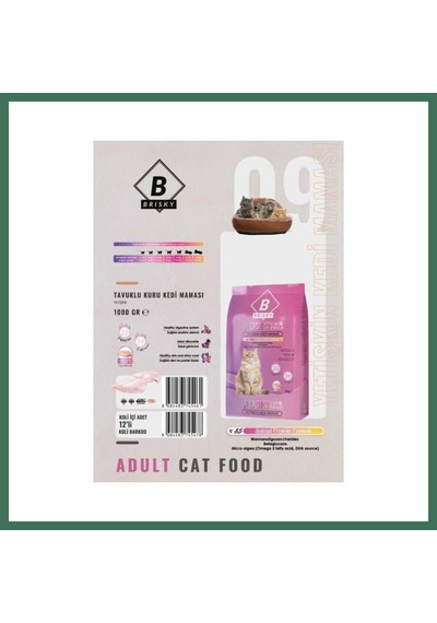 En-cag Brısky Yetişkin Kedi Maması Mor 1 Kg Bss