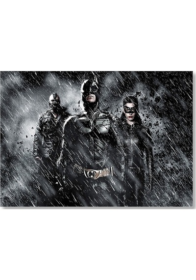 Cakasepetim Batman Catwoman Ve Belası Kara Şövalye Görseli Ahşap Mdf Tablo