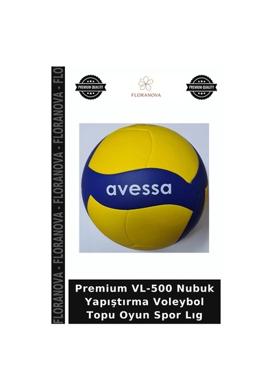 Premium Vl-500 Nubuk Yapıştırma Voleybol Topu Oyun Spor Lıg Çok Renkli