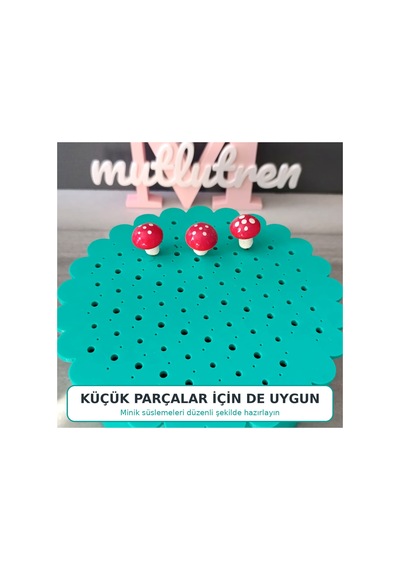 Figür Modelleme Ve Kurutma Standı Şeker Hamuru, Soğuk Porselen Ve Kil İçin Çok Amaçlı Stand Çok Renkli