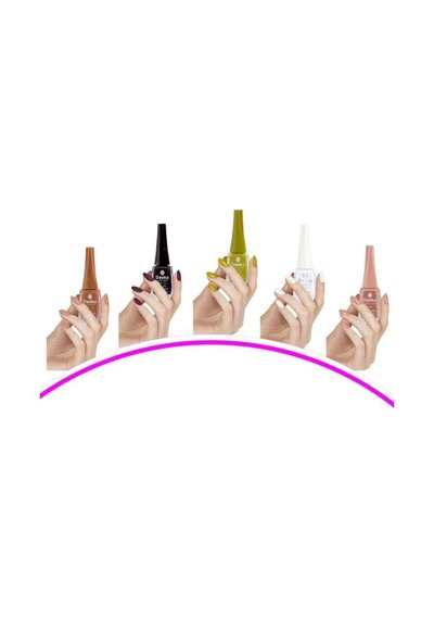 5 Adet Keratinli Besleyici Oje 14 Ml Set9 Diğer 86221828