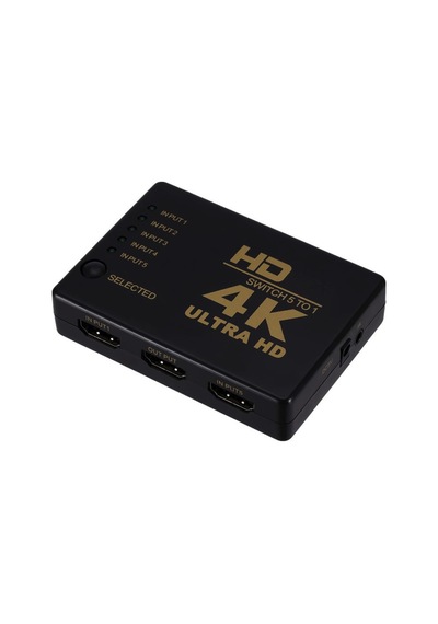 Ir Uzaktan Kumandalı 4k 5 Port Switch 5 Bağlantı Noktası 1080p Hd