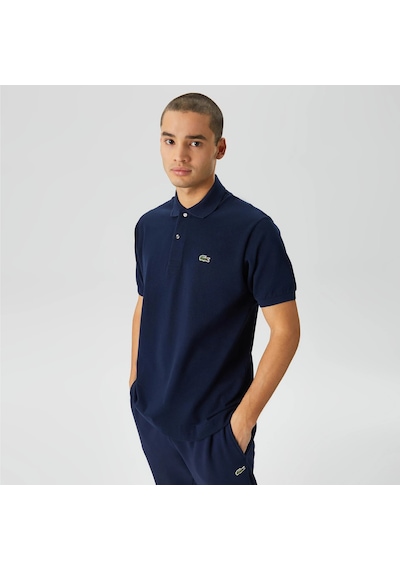 Lacoste Erkek Klasik Pike Kumaş Polo T-shirt Lacivert