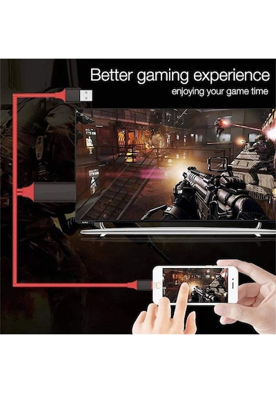 4308 Lightning Hdmi Çevirici Dönüştürücü Tv Kablosu