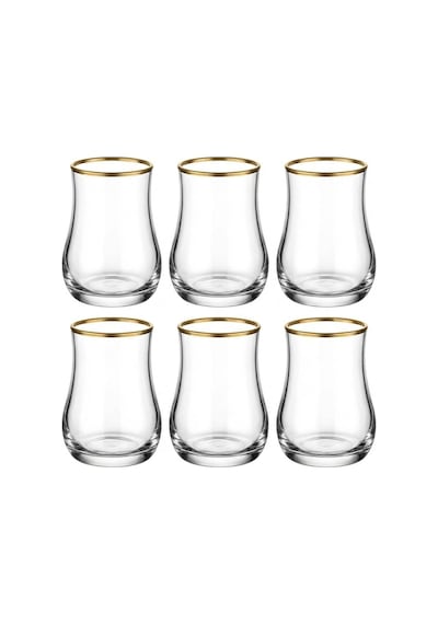 Lüks Kahve Yanı Su Bardağı - 6'lı Set - Kristal Kesim Cam Likör Bardağı - Ayaklı Şık Sunum Bardağı - Kahve Yanı İkramlığı 60 Ml Çok Renkli